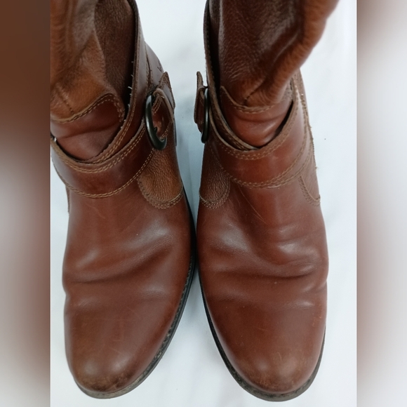 BOC Winter Fall Y2K Brown Faux Leather Knee-High Boots (#1,335) - Picture 7 of 9